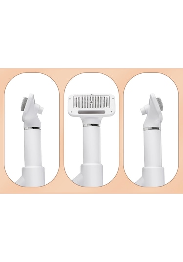 Homyl Kedi Saç Kurutma Blower Pet Slicker Fırça 2'si 1 Arada