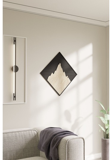 Dekoratif Modern Tasarımlı Lüks Ahşap Tablo