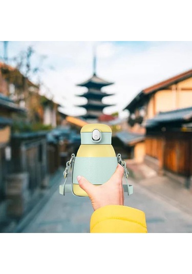 Suntek Spor Yetişkin Çocuklar Için Pipetli Vakum Yalıtım Sarı