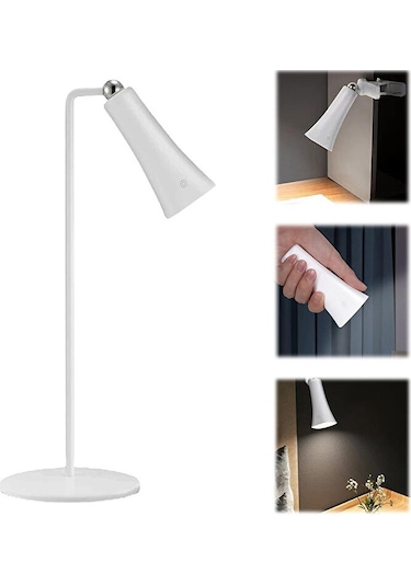 4in1 Çok Kullanışlı Şarjlı Metal Masa Lambası Klipsli / Mıknatısl Diğer