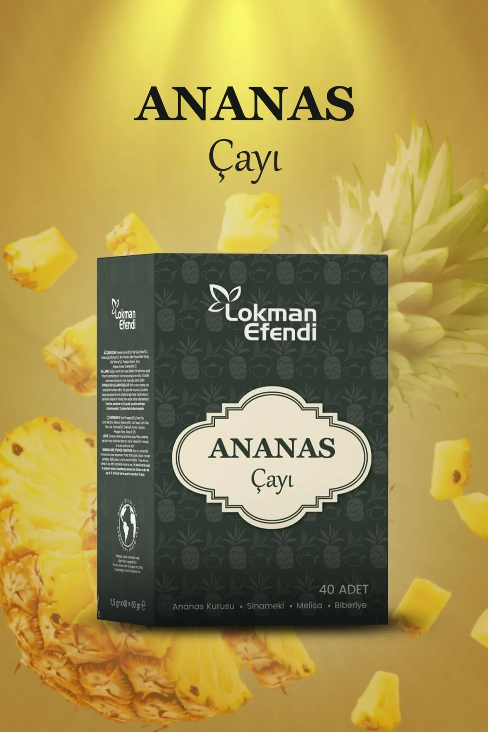 Lokman Efendi Anans Çayı 40'lı Süzen Poşet