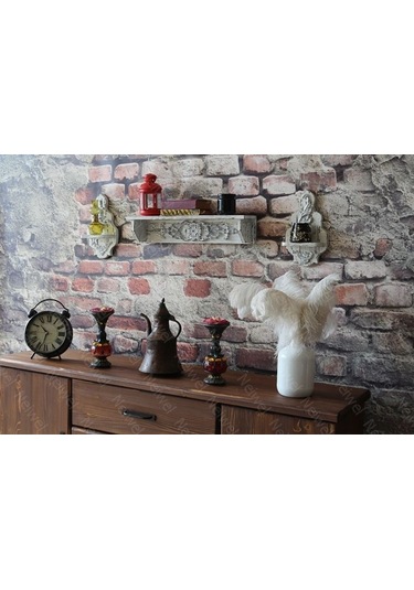 Neiwel Vintage Duen Eskitme Beyaz Raf