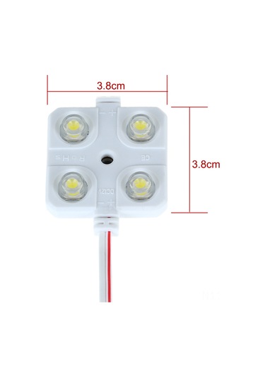 Dofolink 12v 40 Led Işık Seti - 10 Modüllü, Araç İçi/boat/caravan Aydınlatması, Kolay Kurulum, Enerji Verimli Beyaz Işık Diğer