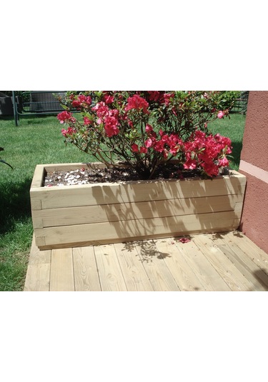 Ahşap Saksı 40x100x30