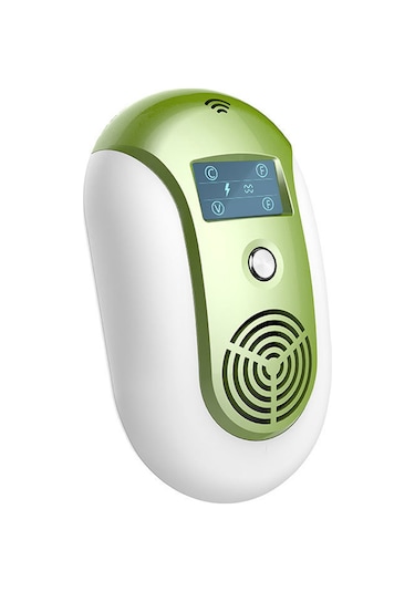 Geeksen Yeşil Evcil Hayvan Ve Haşere Kovucu Cihazı - Ultrasonik Ve Işıklı Teknolojiyle, Değişken/sabit Frekans, Avrupa Standartı