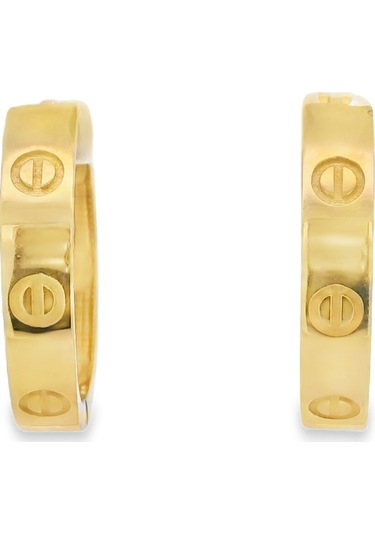 Cigold Taşsız Küpe 14 Ayar Altın 3.10 Gr Oa-k1tb01029365 Renkli