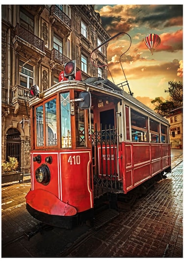 Blue Focus 1000 Parça Puzzle - İstiklal Caddesi Istiklal Street Bf468