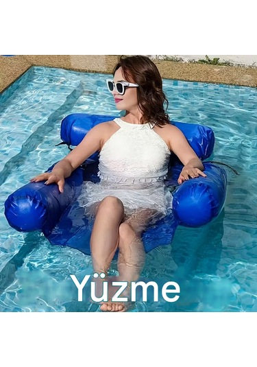 Şişme Su Şezlongu Cobalt Mavisi