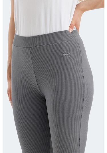 Slazenger Knoxy 2 Li Set Kadın Eşofman Altı Siyah - Koyu Gri
