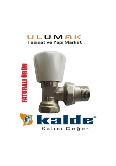 Radyatör Vanası Köşe 1/2 Kalde