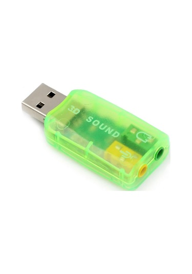 5.1 Usb Stereo Ses Adaptörü , Harici Ses Kartı, Pc Ve Dizüstü Bilgisayar İçin 3d Usb Ses Adaptörü,