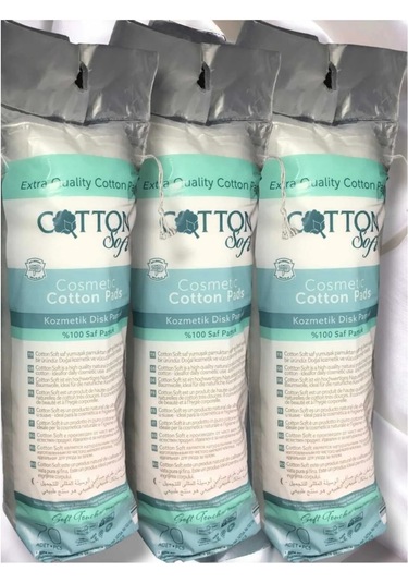 Cotton Soft Ceritoğlu Soft Kozmetik Disk Pamuk 3x70-210 Adet