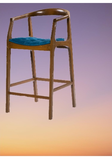 Zus703 Tam Kolçak Kayın Torna Retro Bambu Iskelet Parlak Ceviz I Lacivert