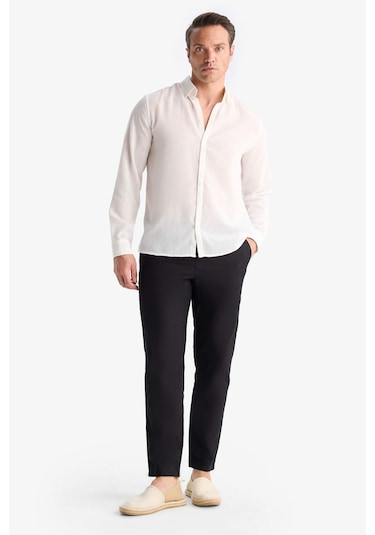 Defacto Slim Fit Dar Kesim Dar Paça Pantolon B2089ax25aunv91 Lacivert Defacto Slim Fit Dar Kesim Dar Paça Pantolon B2089ax25aunv91 Lacivert