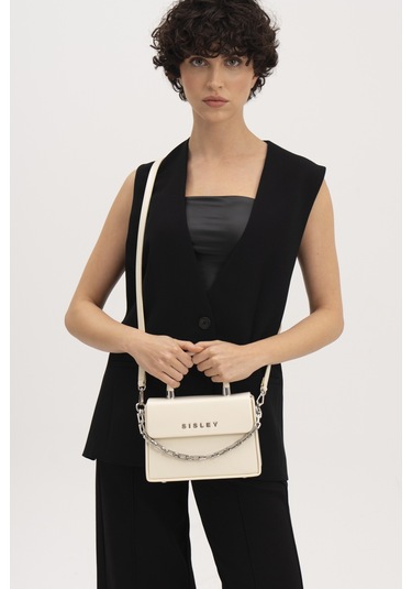 Sisley Kadın El Çantası C.sly 101 Beyaz