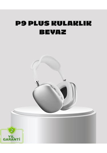 P9 Pro Plus Kablosuz Kulaklık Üç Mikrofonlu, Uzamsal Ses Ve Hızlı Şarj Özellikli