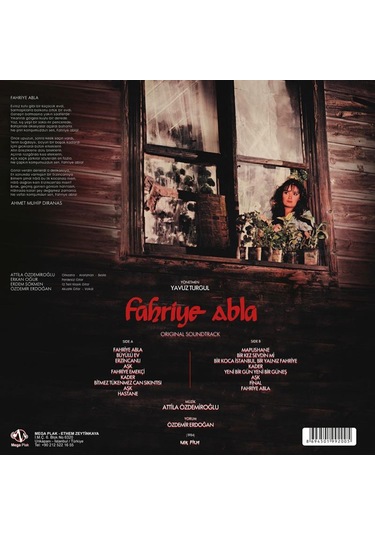 Fahriye Abla Kırmızı Transparan + Poster Hediyeli Plak