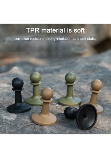 Ebitda Yıldırım Korumalı Çadır Direği Seti - 4 Adet, Tpr Kırmızı Kırmızı