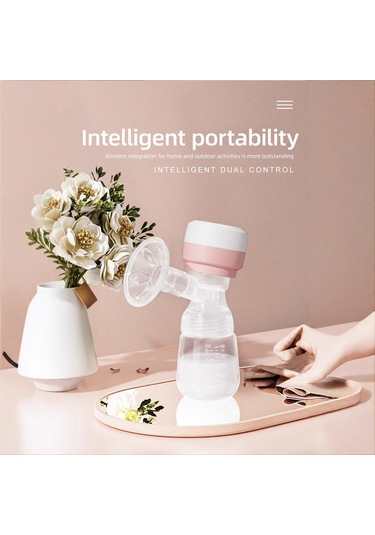Maiyame Anne-bebek Akıllı Elektrikli Emziği: Otomatik Emme Ritmi, Sessiz Tasarım, Taşınabilir Entegre, İki Yollu Emme, Güvenli Malzeme, Pembe