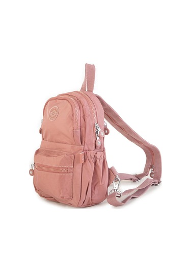 Nas Bag Küçük Kadın Sırt Çantası Gül Kurusu Gül Kurusu