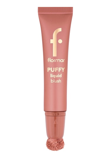 Flormar Puffy Liquid Nemlendirici Etkili & Parlak Bitişli Sünger Aplikatörlü Likit Allık 004 Wish