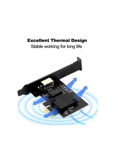 Pcıe Gigabit Ağ Kartı Intel I226 İçin Rj45 2.5 Gb Ethernet Ağ