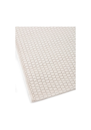 Sisal Jut Hasır Model Tek Renk Dokuma Yıkanabilir Toz Vermez Halı Krem Krem