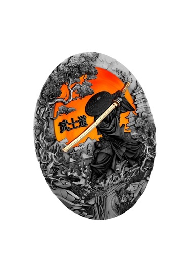 Agakulche Bushido Savaşçı Gümüş Sikke Coin