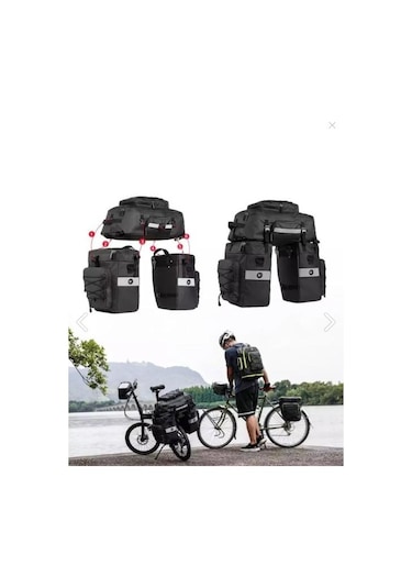 75 Litre 3 In 1 Çok Amaçlı Bisiklet Tur Heybesi, Sırt Çantası Xbyc 889
