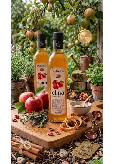 Hekimhan Bitkisel Elma Sirkesi 500 ML