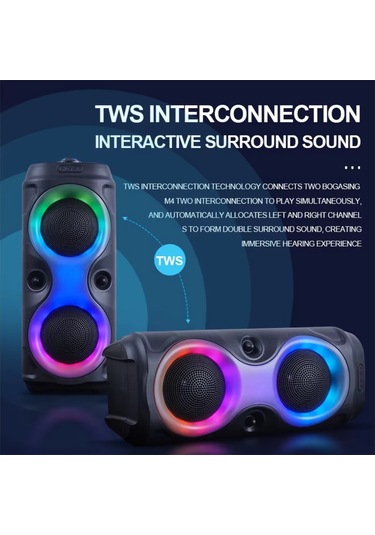 Platoon Pl-4625 Bluetooth,sd,usb Bağlantılı Rgb Işıklı Speaker Ms-3630bt-m