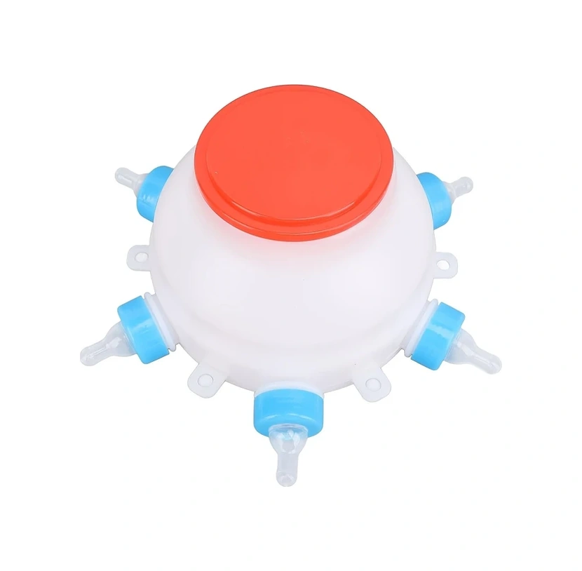 Willowhaven Beyaz 6 Emzilikli 84.54oz Kaliteli Plastik Kuzu Ve Buzağı Bakım Kovası