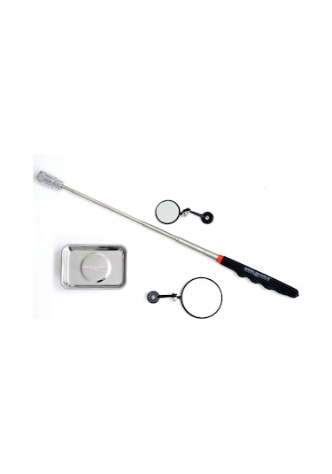 Worldforce Led Işıklı Mıknatıs Tornavida + Muayene Aynası Seti