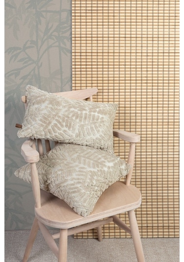 Jakarlı Kırlent 43X43 Cm Forest Natural