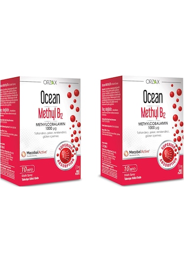 Ocean Methyl B12 1000 Mcg 10 Ml Sprey 2 Adet
