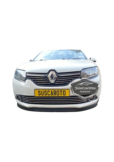 Renault Symbol 2013-2020 Uyumlu Üniversal Astra H Lip Esnek Ön Lip 2 Parça Tampon Altı Dil Karlık Ön Ek 00 Şüscaroto Aksesuar