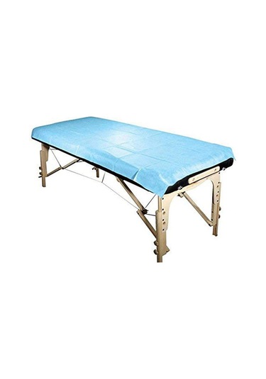 Suntek 10 Adet Çarşaf Delikli Masaj Masa Örtüleri Dövme Mavi