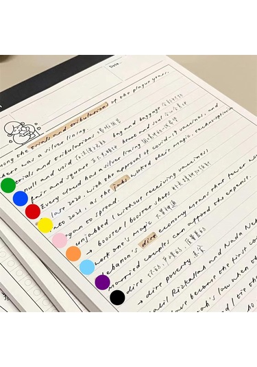 Aubyhe 1000 Adet Kırmızı 13mm Daire Etiket - Otomatik Yapışkan, Kalın Yapışkanlık, Kolay Yazdırılabilir, Ev/school/ofis Kullanıma Uygun Nokta Etiketleri 1000 Adet