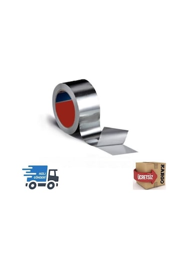 20 Mt Alüminyum Folyo Bant - Soba Borusu Bandı – Yanmaz Bant