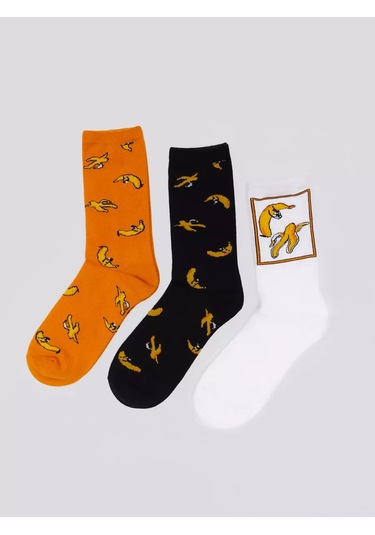 Zolla Erkek Çorapları Seti 3 Çift 200346536 Beyaz