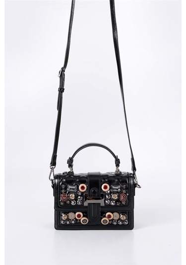 Ççs 17572 Kadın Omuz Askılı El Çantası Siyah