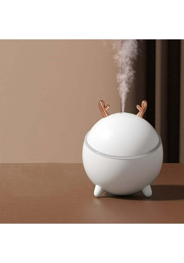 Teltree Küçük Sessiz Buharlayıcı - Ev Ofis Araba Kullanıma Uygun, Otomatik Kapanma, Su Kaybı Önleyici, Nemlendirici