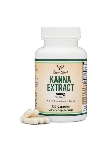 Double Wood Kanna Extract Sceletium Tortuosum - 50mg Per C...