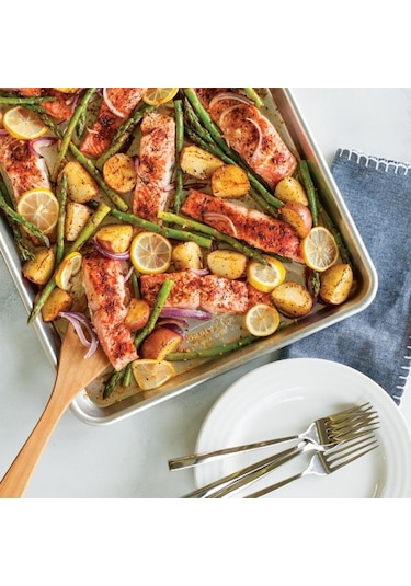 Nordicware Büyük Fırın Tepsisi 53 X 38 Cm - Paslanmaz Çelik