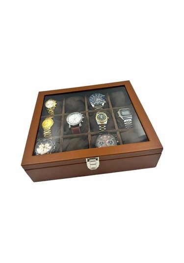 Richbo x 12'li Saat Kutusu Taba