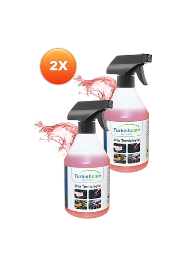 Auto Çok Amaçlı Araç Temizlik Spreyi 500 Ml. İkili Set