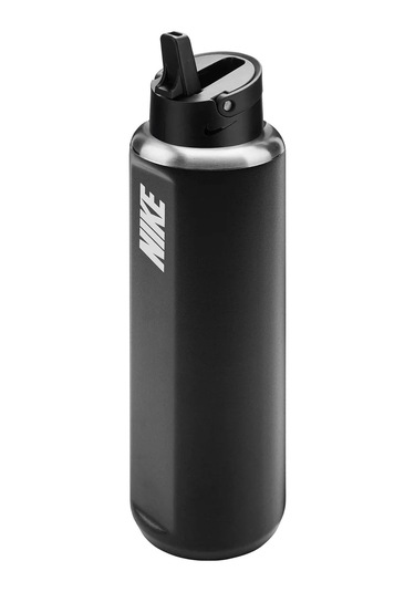 Stainless Steel Recharge Straw Bottle 32 Oz Unisex Siyah Antrenman Suluk N.101.3796.091.32 1738830 Siyah