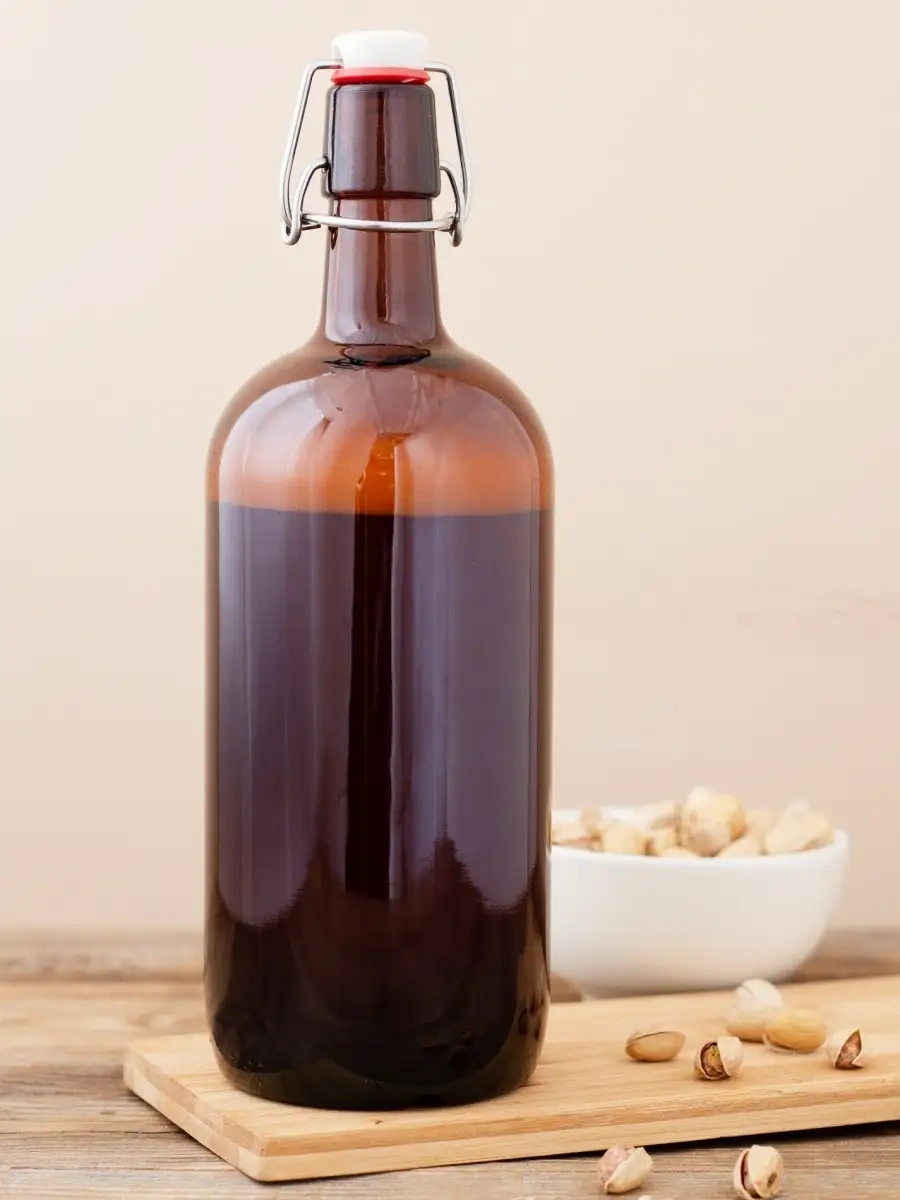 Crafy Bağlantılı Mantarlı Şişe, 1 Litre 29077138 Kahverengi