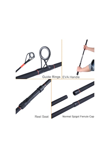 MSO High Quality 3.6M Karbon Fiber 7 Parça Olta Kamış