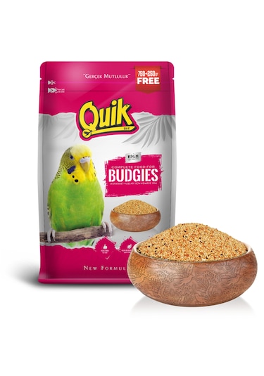 Quik Vitaminli Muhabbet Kuşu Yemi 1 KG